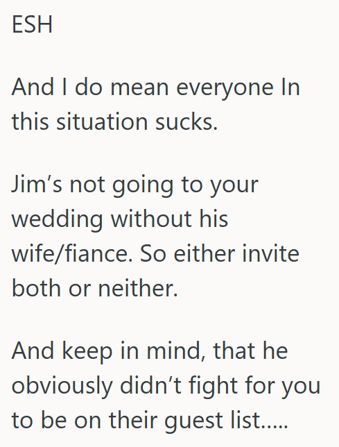 comment 1 55 He Found Out That His Friends Wife Cant Stand Him, So He Decided Not To Invite Her To His Wedding Despite Being Called Rude