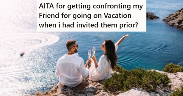 Couple looking at ocean