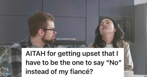 couple disagreeing with each other