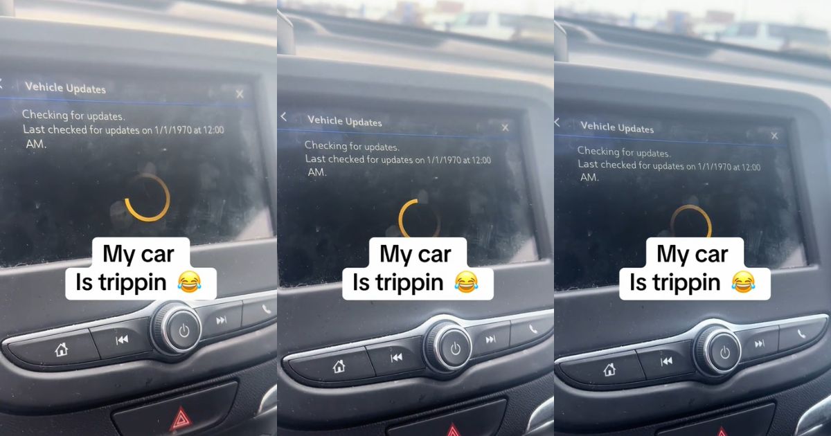 A vehicle console updating