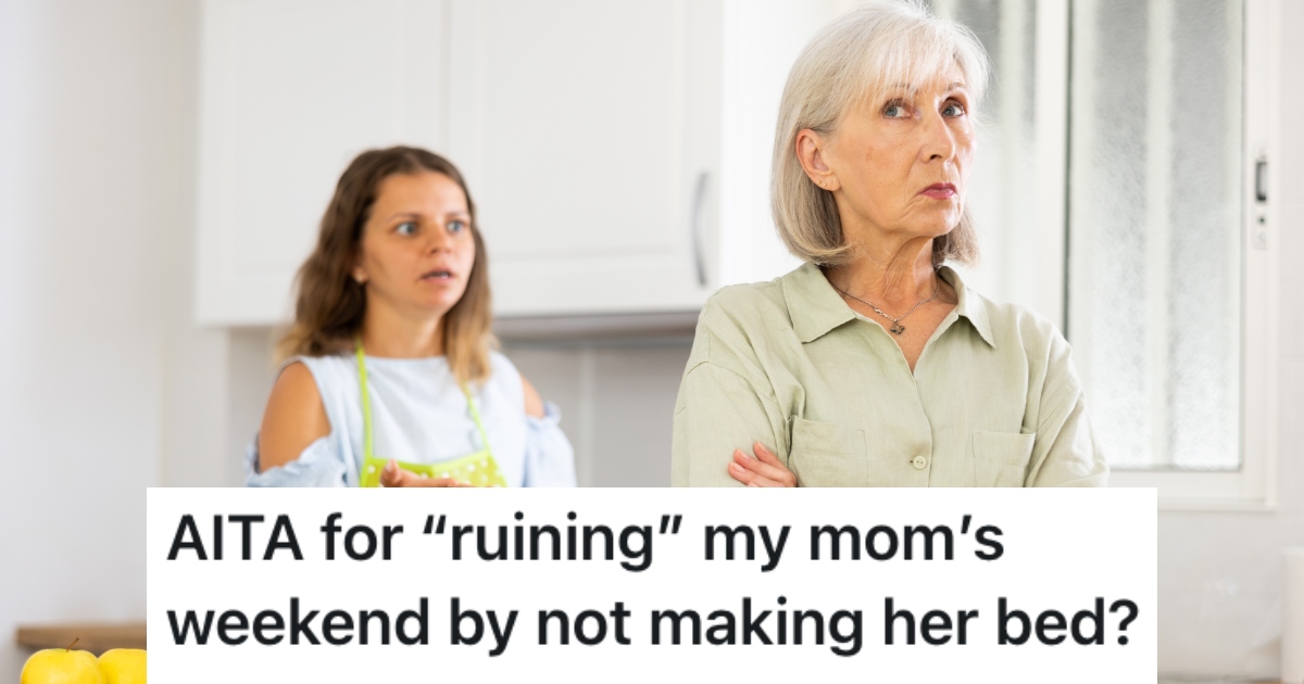 Her Mom Wont Stop Criticizing The Way She Lives Her Life, And Now Shes Doubting Herself woman with her mother