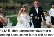 Daughter Invites Absent Dad To Give Her Away At Wedding, But Mom Doesn’t Want To Watch It Happen