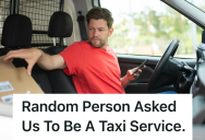 Customer Mistook A Delivery Truck For A Taxi Service, So The Manager Had To Explain Why Building Supply Drivers Don’t Offer Free Rides