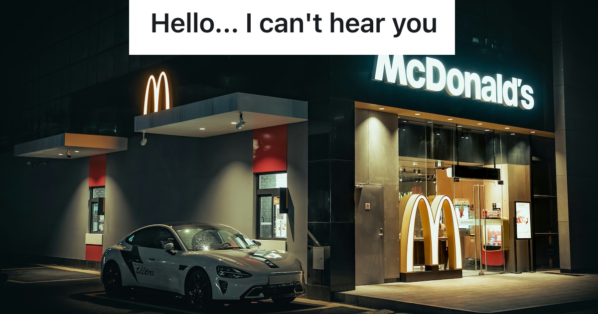drive thru tfr Drive Thru Employee Was Having A Hearing Problem, So A Customer Pulled Up And Asked Him Why He Wasnt Responding