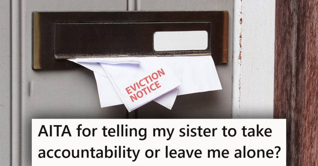 eviction notice in the mail slot