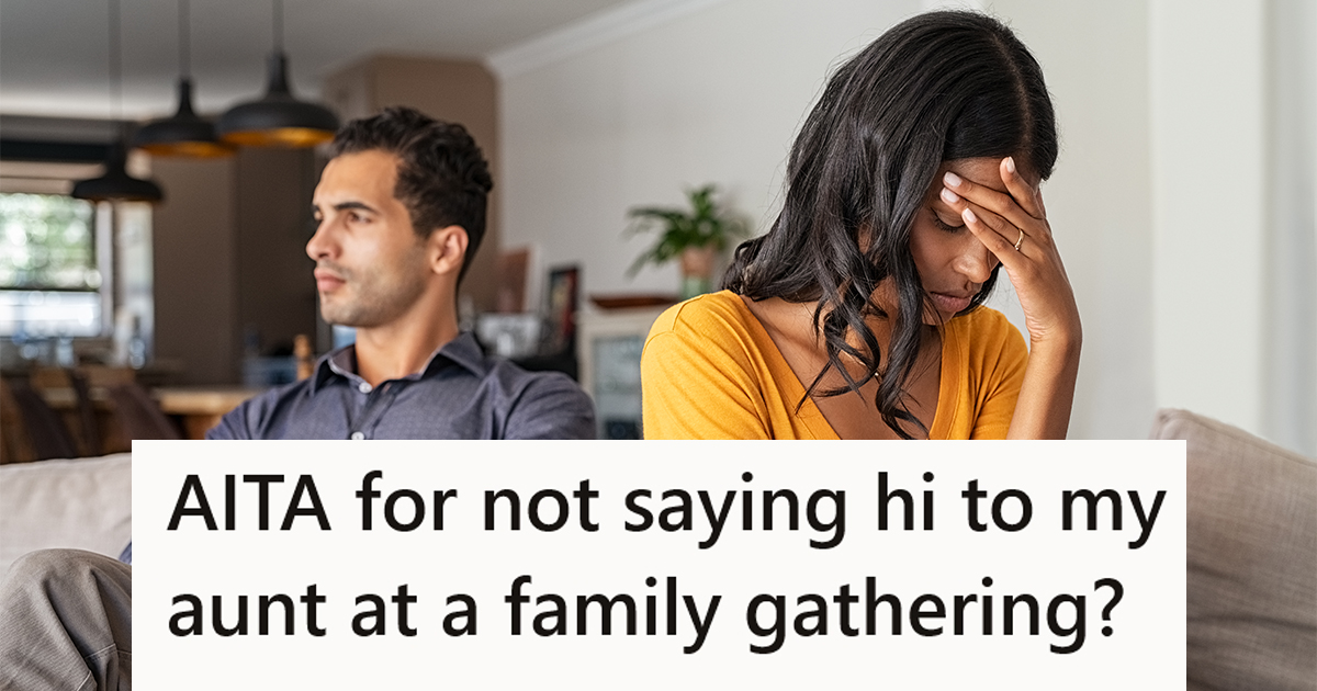 Child Didnt Say Hello To Their Aunt At A Family Gathering, And That Turned Out To Be An Unforgivable Sin Shutterstock/Reddit
