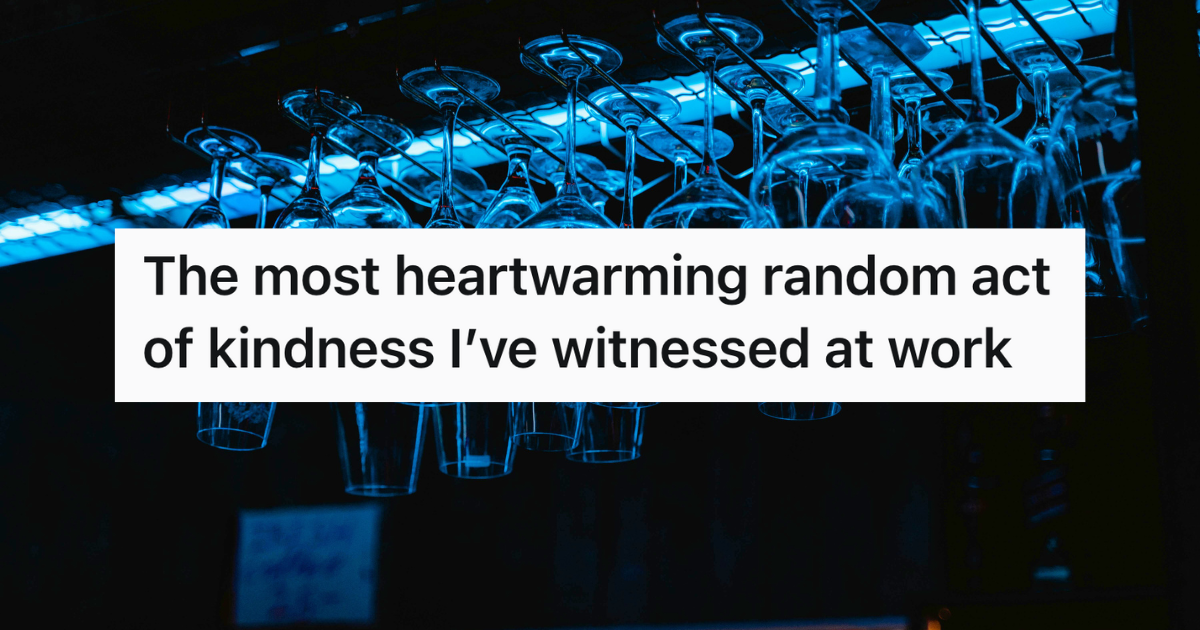 glasses hung up at a bar