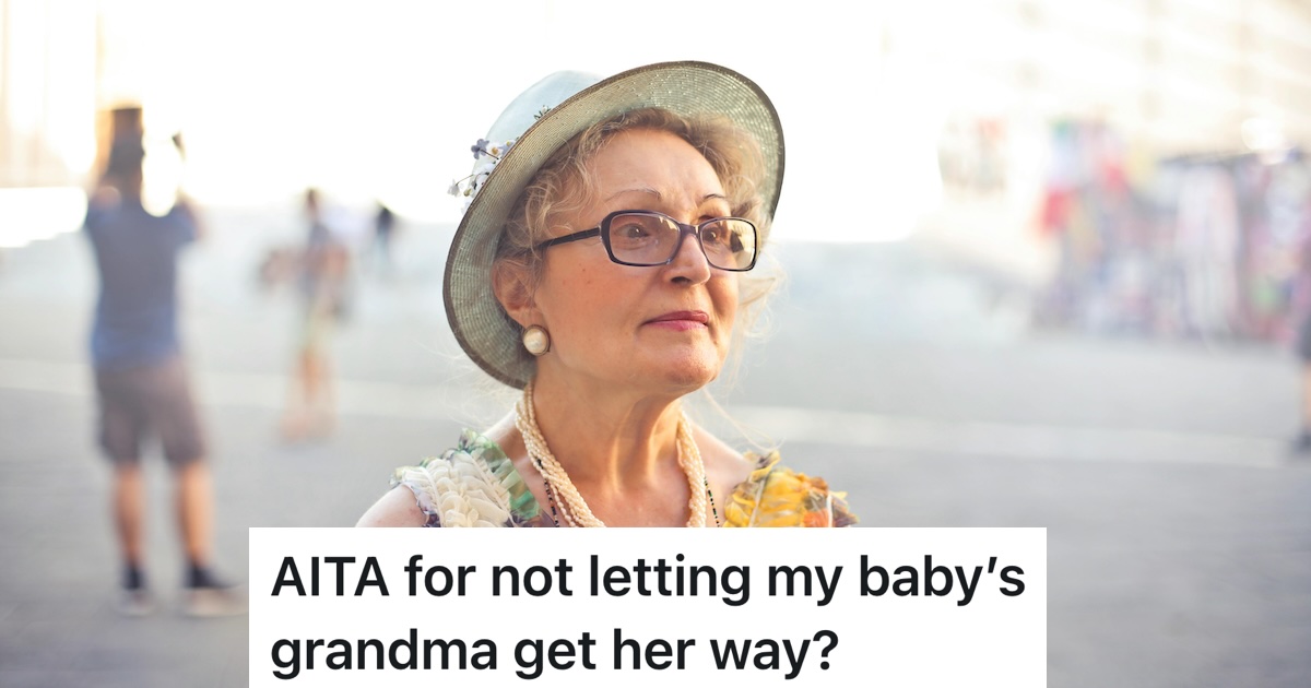 She Got Pregnant From A One Night Stand, And Now The Baby’s Grandma Is Acting Like It’s Her Daughter angry elderly woman looking ahead
