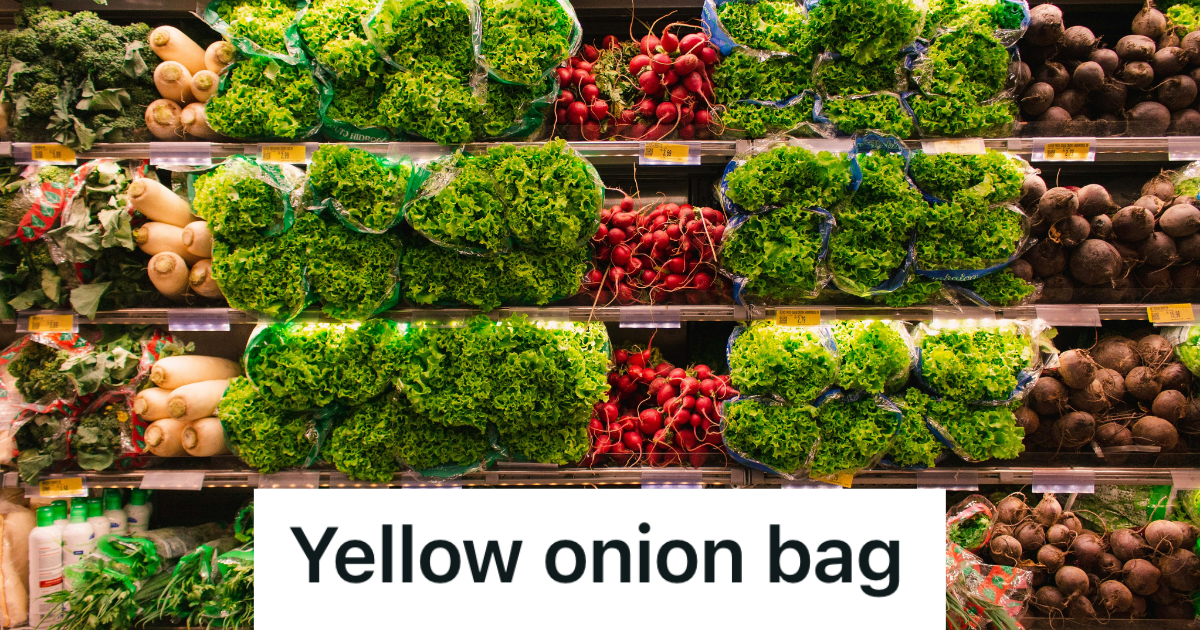 Customer Insisted The Onions Were Mislabeled, So One Exhausted Cashier Spent Five Minutes Explaining What “Yellow Onion” Meant grocery store veggie aisle