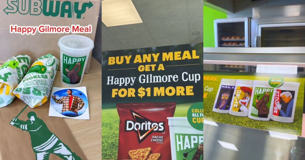 The Happy Gilmore meal at Subway