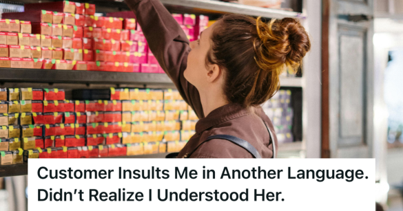 hardware store worker mixing paints