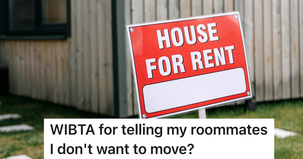 house for rent red and white sign