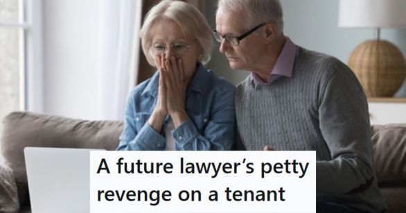 Elderly landlords looking worried