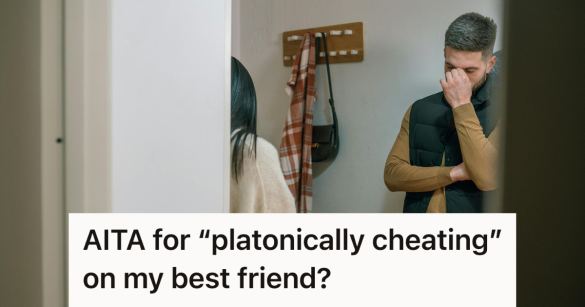 man and a woman arguing