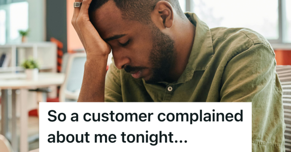 man looking stressed at work