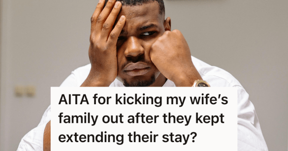 man looking stressed