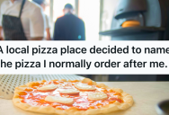 A Regular Customer’s Favorite Pizza Combo Caught A Stranger’s Attention, So The Restaurant Honored It As A Featured Menu Item