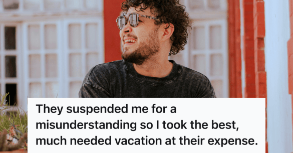 man smiling and having a good time