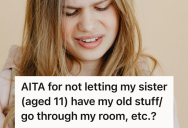 Her Younger Sister Begged For Her Hand-Me-Down Clothing, So One Older Sister Held On Even Tighter And Sparked A Family Argument