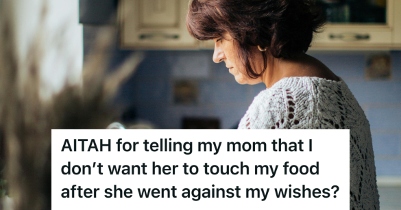 mother cooking dinner