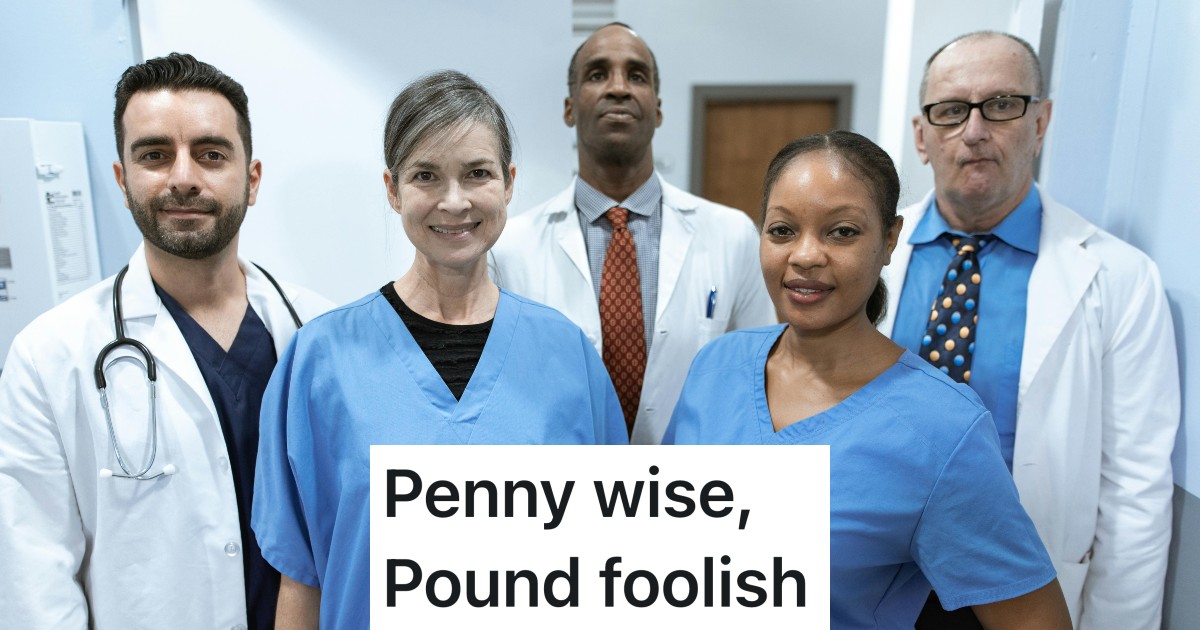 Hospital Staff group photo