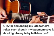 He Grew Up Hearing His Father Play Guitar, But After His Father Passed His Stepmom Won’t Let Him Keep The Guitar