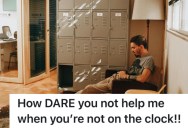 Cashier Said No To Helping A Lady During His Lunch Break, So She Complained To The Manager And Got Him In Trouble