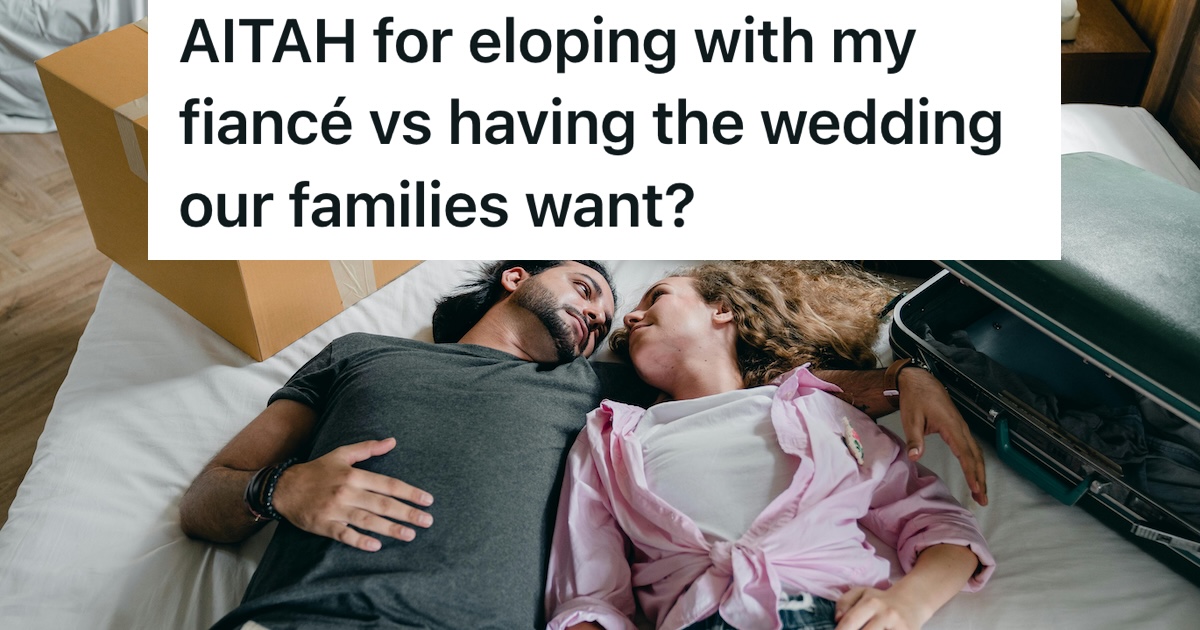 couple laying on a mattress looking at each other