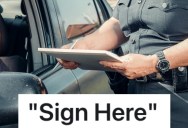 A Cop Wrote Him Up For Going 5km Over the Speed Limit, But This Driver Had a Surprise In Store for Him