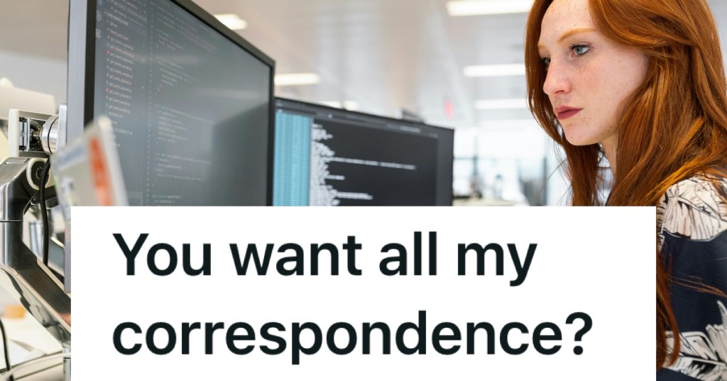 Micromanaging Boss Requests All Communications Cross Her Desk, So She Ends Up With Hundreds Of Screenshots