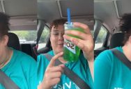 Woman Tries New Picklerita Slush For The First Time On Camera, And it Goes Exactly How You Expect it Would