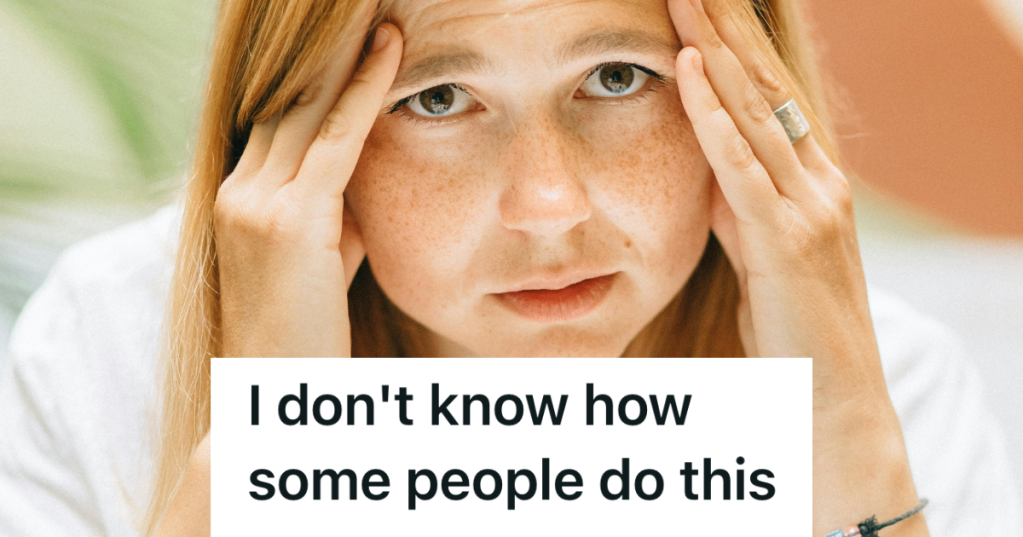 stressed woman at work