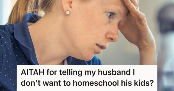 stressed woman putting hands on head