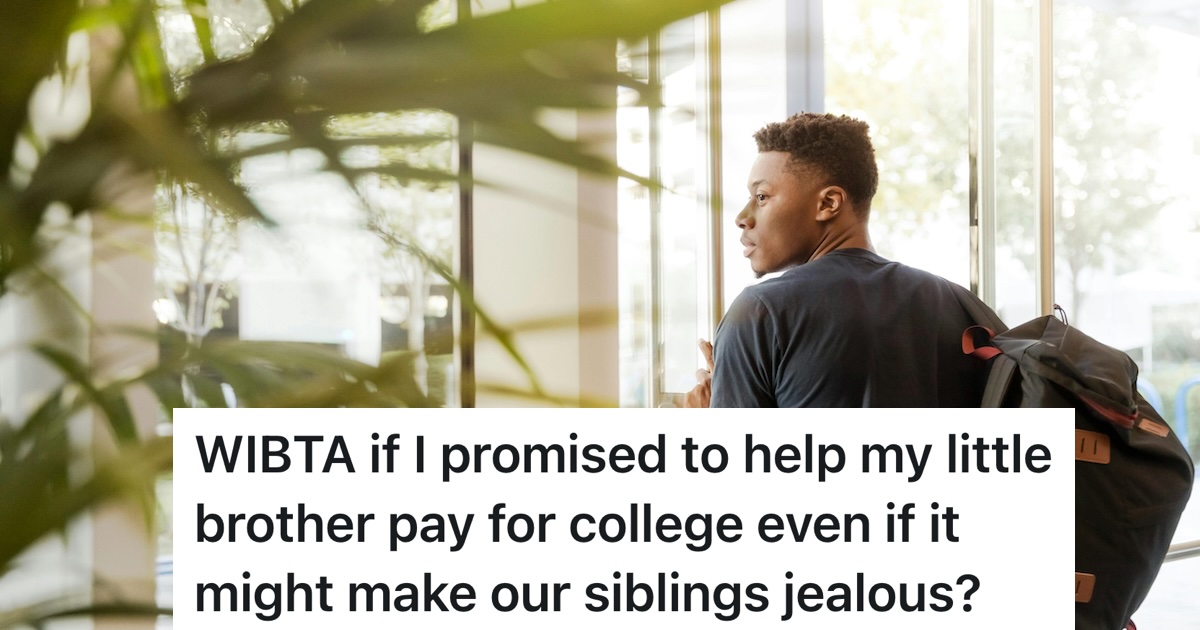 college student with backpack walking to class