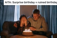 She Told Her Partner She Needed A Quiet Birthday To Study, But He Threw A Surprise Party She Didn’t Want