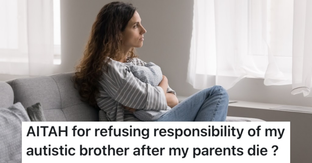 woman sitting on a couch