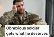 A Fellow Soldier Was Disliked By Everyone, So This Man Disciplined Him By Making Him Scrub Pans And Clean Dumpsters