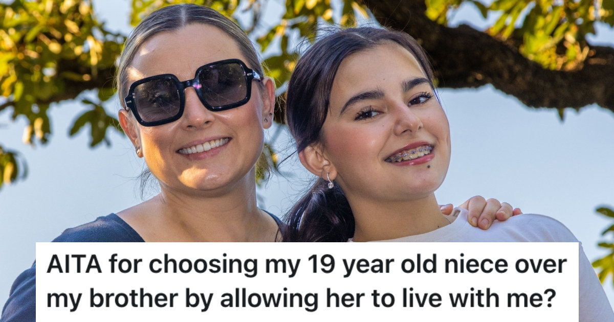 Her Niece Doesnt Get Along With Her Father And Stepmother, So She Let Her Live With Her Family woman with young girl