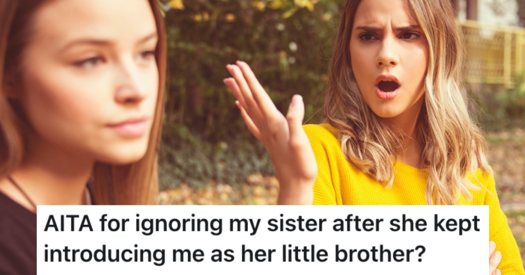 two sisters having an argument