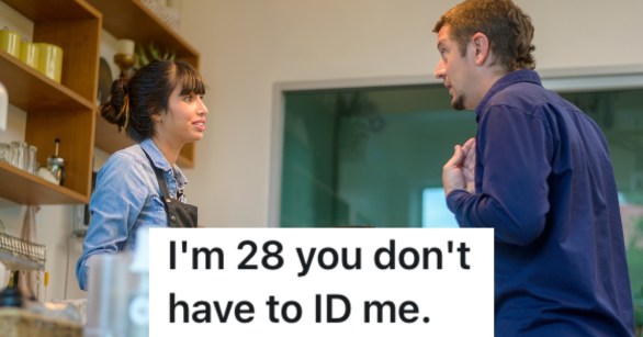 customer and worker arguing