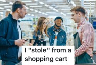 A Rude Man Cut In Line, So Another Customer Stole The Butane He Was Buying For A Camping Trip