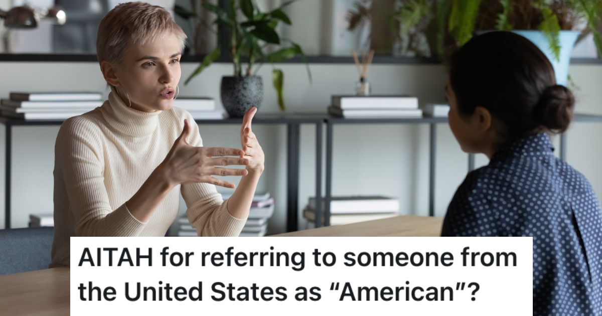 two women having a conversation