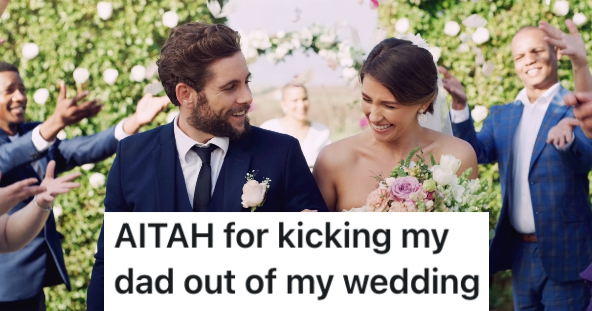 couple on their wedding day