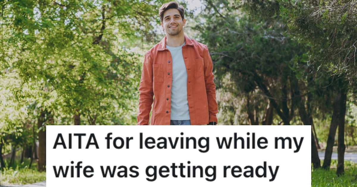man walking down a street