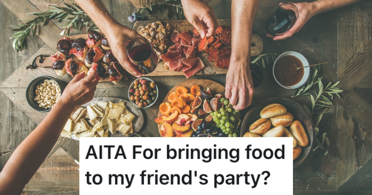 food laid out on a table