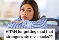 Strangers In Her Train Compartment Ate Her Snacks Without Permission, So She Told Them She Wanted Them To Pay Her Back