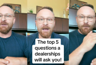 A Car Expert Offered Advice About How To Answer Common Questions From Car Dealership Employees