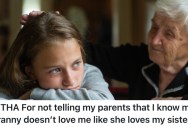 She Always Knew Her Grandmother Preferred Her Sister Over Her, And She Finally Told Her Parents About It