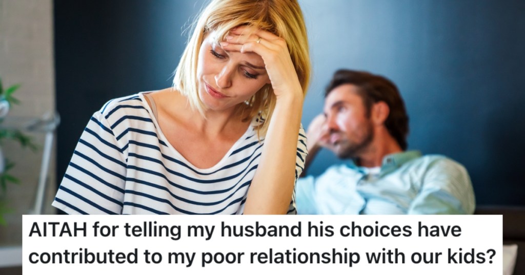 couple ignoring each other