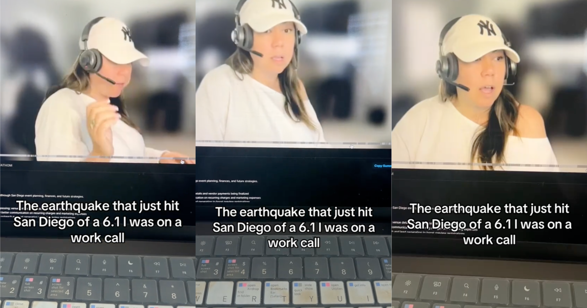 woman on a zoom call